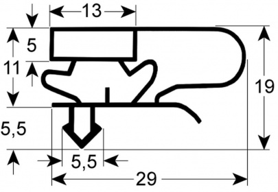 Kapı-Contası-9014 W 380mm L 585mm,-Öztiryakiler