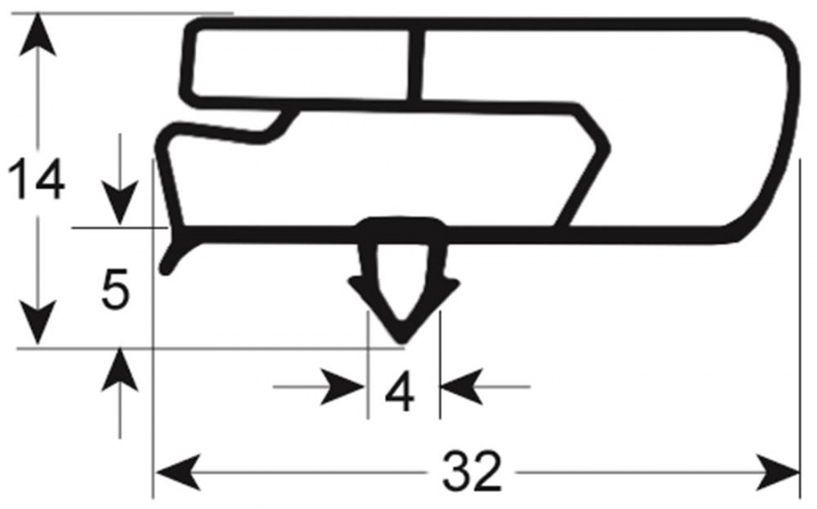 Kapı Contası 1465x645MM-FAGOR