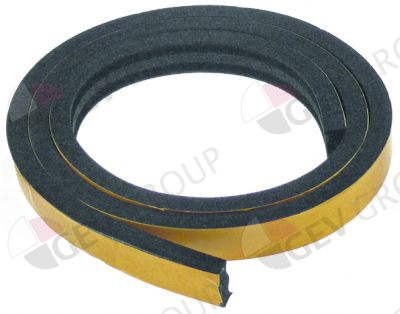 LASTİK CONTA W 15MMx8MM L=1000MM