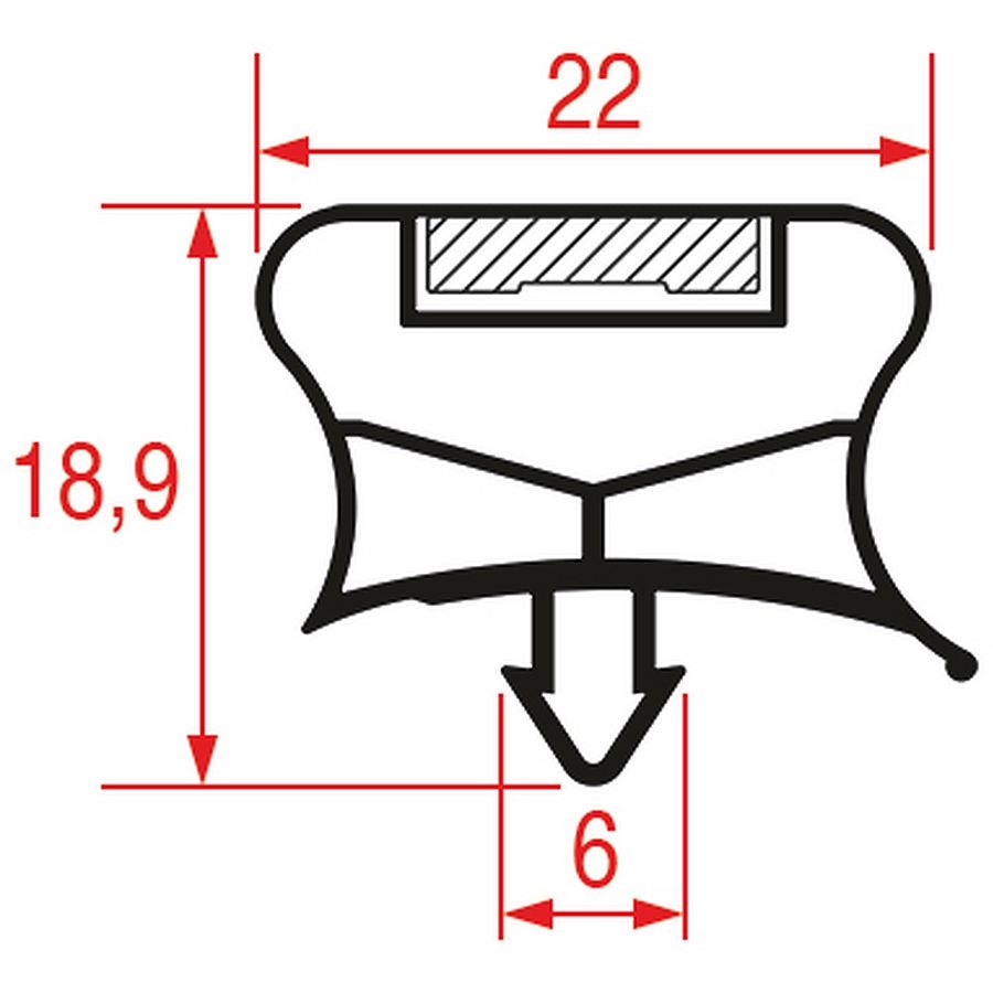 kapı Conta 430x238 mm-0A9289
