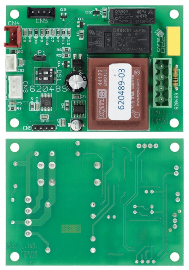 PCB L 80 mm W 57 mm